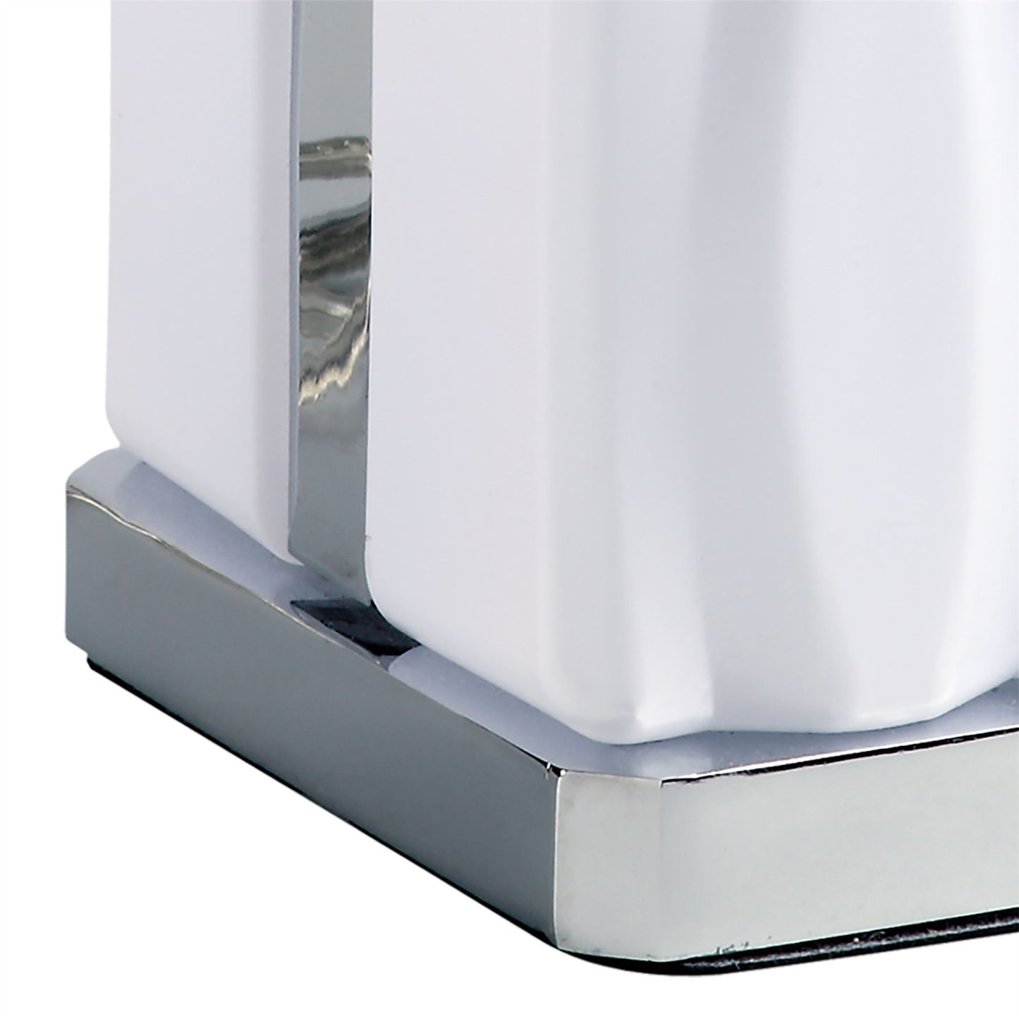 Mantra M5046 Arena Table Lamp 8W LED White IP20 3000K, 1080lm, Polished Chrome/White Acrylic, 3yrs Warranty