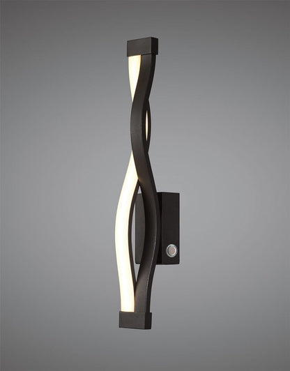 Mantra M5816 Sahara Brown Oxide Touch Dimmer Wall Light 6W LED 2800K, 420lm, Brown Oxide/Frosted Acrylic, 3yrs Warranty
