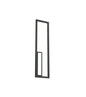 Mantra Boutique Rectangle Wall Light, 40W LED, 3000K, 2250lm, Black, 3yrs Warranty