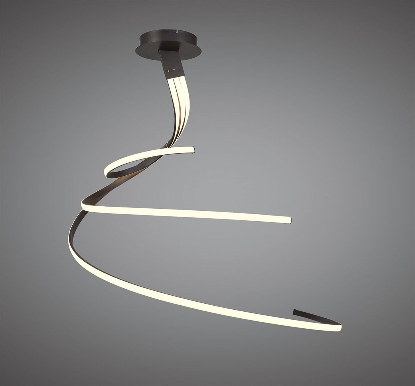 Mantra Nur XL M5832 Nur BR XL Semi Ceiling 80W LED 2800K, 6200lm, Dimmable Frosted Acrylic/Brown Oxide, 3yrs Warranty - M5832 Ceiling