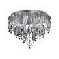 Diyas Solana 59cm  18 Light G4 Polished Chrome/Crystal, NOT LED/CFL Compatible Ceiling Light Fitting