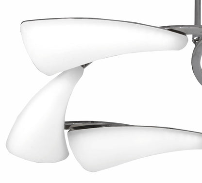 Mantra Mistral LED M3802 Mistral Telescopic 36W LED Rectangular 3000K, 3240lm, Polished Chrome/Frosted Acrylic, 3yrs Warranty - M3802 Ceiling