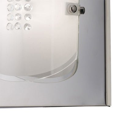 Diyas Starlis Wall Light 1 Light G9 Polished Chrome/Glass/Crystal