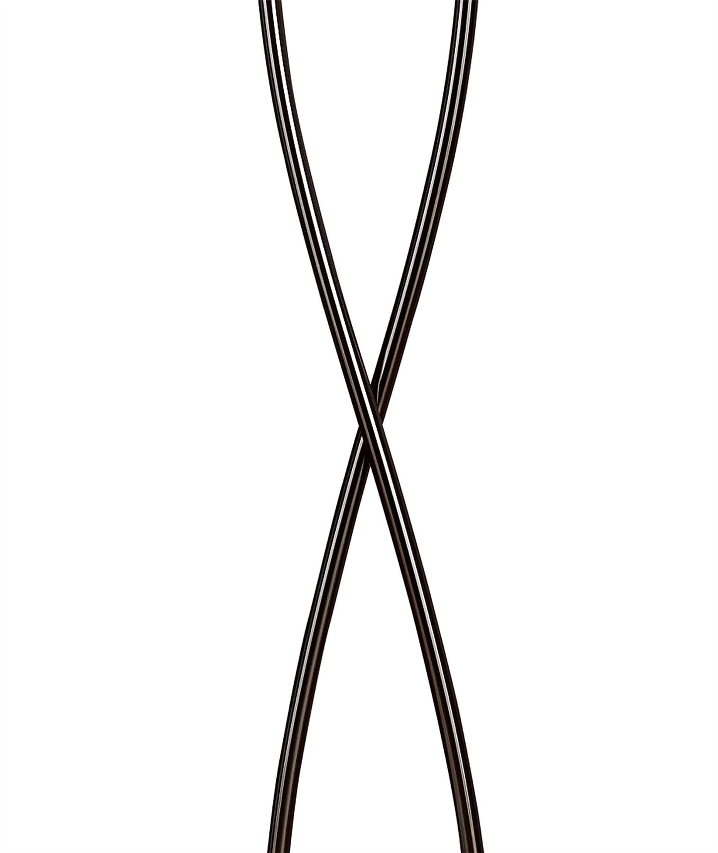Mantra Amel Floor Lamp 2 Light G9, Black Chrome
