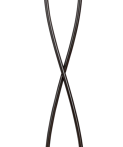 Mantra Amel Floor Lamp 2 Light G9, Black Chrome