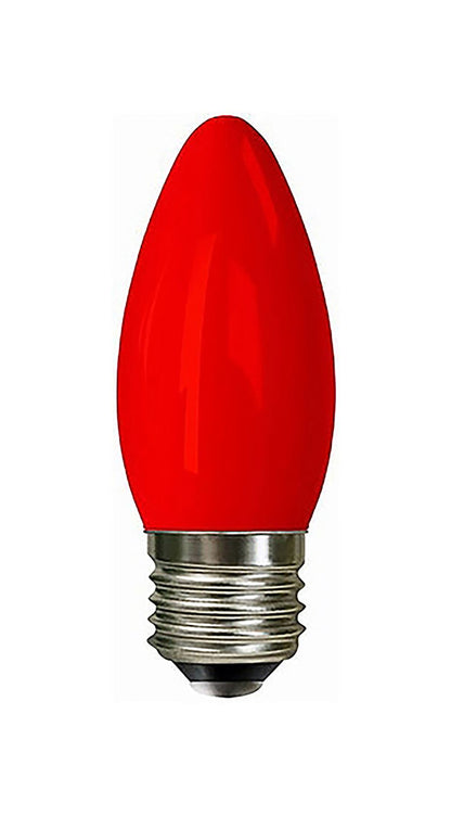 Luxram Decorative Multi-LED Candle E27 0.3W Red LED