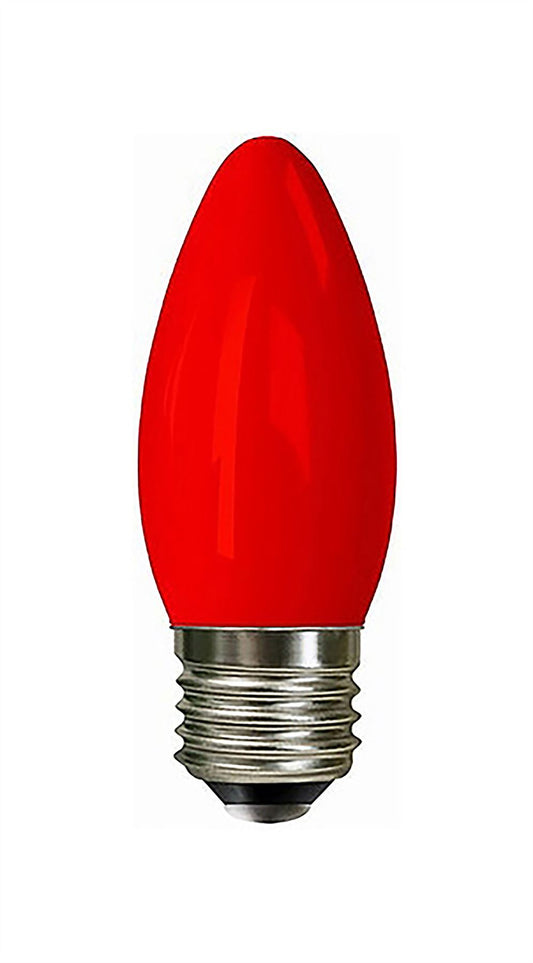 Luxram Decorative Multi-LED Candle E27 0.3W Red LED