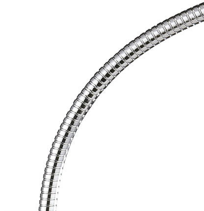 Mantra Fusion Tobias Table Lamp 1 Light 3W LED 3000K, 300lm, Matt White/Frosted Acrylic/Polished Chrome, 3yrs Warranty