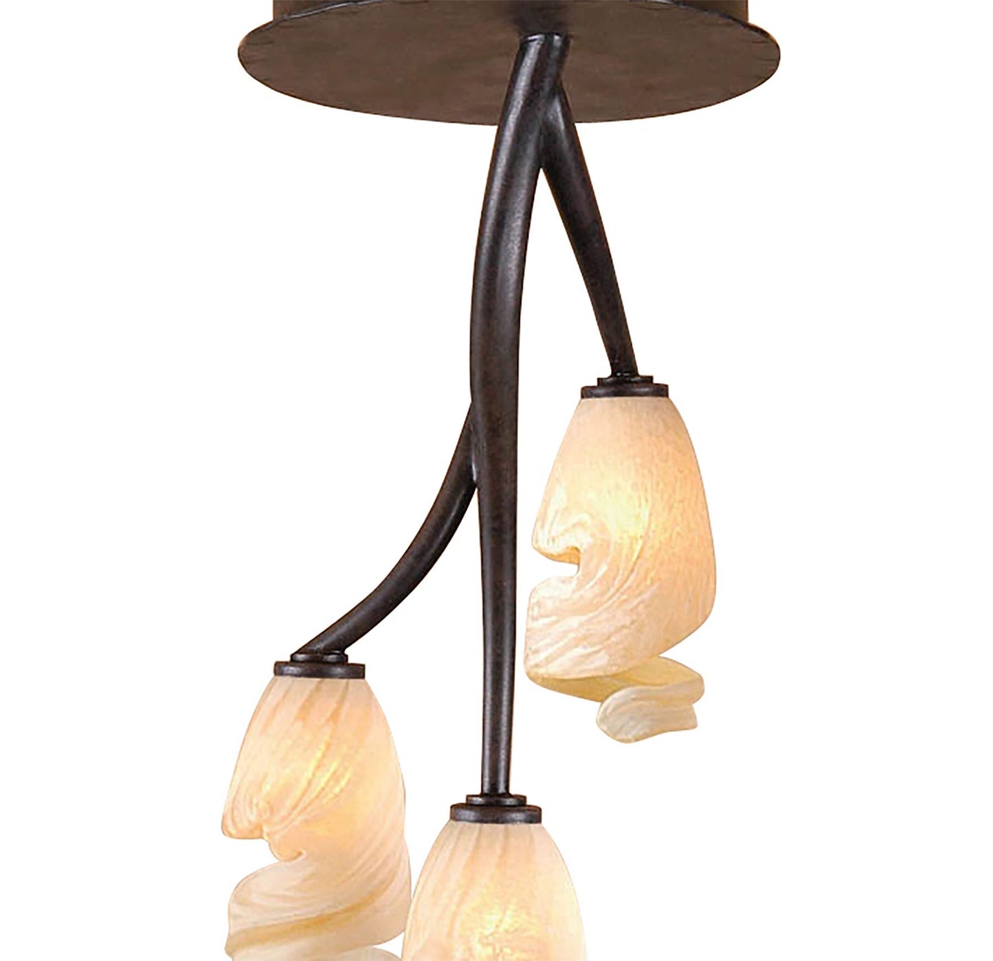 Mantra Forest 18cm Ceililng 3 Light G9, Brown/Black Oxide