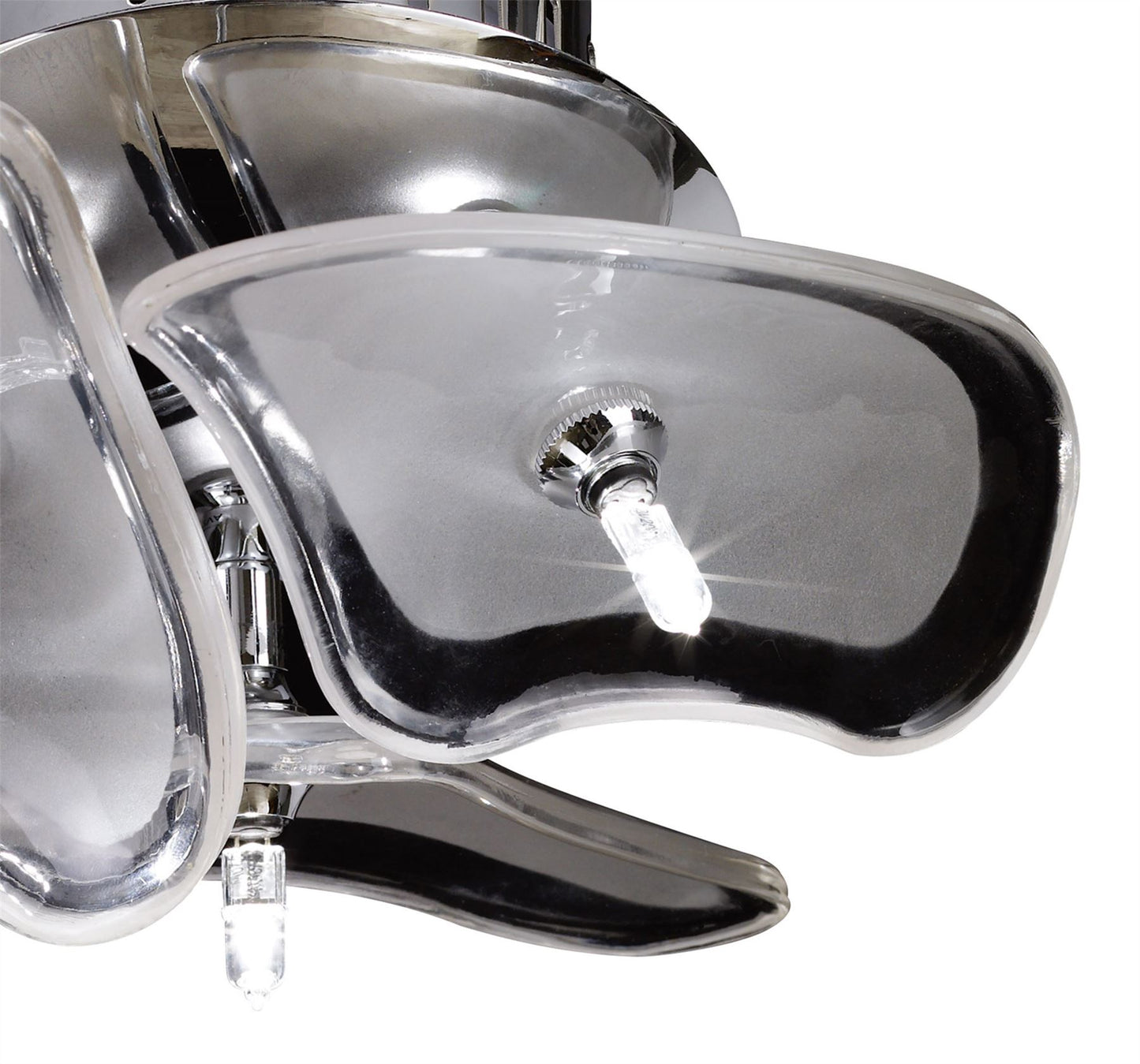 Mantra Otto Ceiling/Wall 3 Light G4 Round, Polished Chrome/Frosted Glass, NOT LED/CFL Compatible