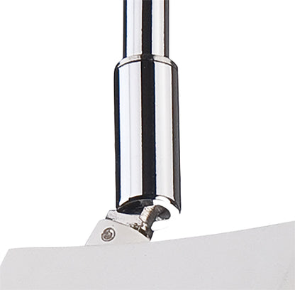Mantra Fusion Filippo Telescopic Spot Light 1 Light 5W 3000K, 450lm, Matt White/Polished Chrome, 3yrs Warranty