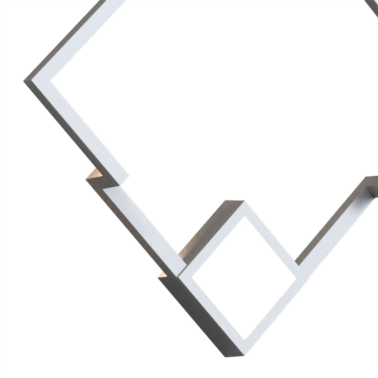 Mantra Boutique Square Wall Light, 25W LED, 3000K, 1370lm, White, 3yrs Warranty