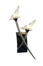 Mantra Flavia Wall Light Switched 2 Light G9, Black Chrome