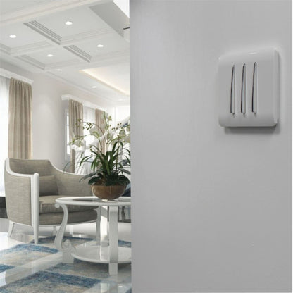 Trendi 3 Gang 2 Way Artistic Modern Glossy 10 Amp Rocker Tactile Light Switch Plum