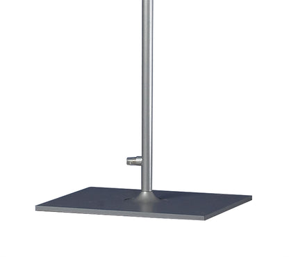 Mantra (0040 009) Ull Floor Lamp 2 Light G9 Silver Grey, NOT LED/CFL Compatible