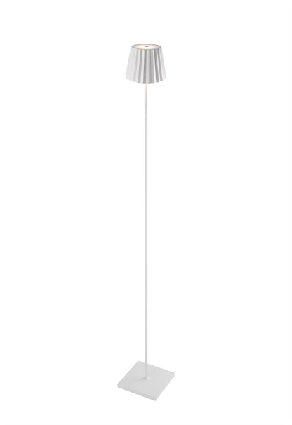 Mantra Fusion K2 Cordless K2 Rechargeable Battery Operated Floor Lamp, 2.2W LED, 3000K, 188lm, IP54, USB Charging Cable Included, White, 3yrs Warranty