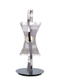 Mantra M0895 Kromo Table Lamp 1 Light G9 Looped Frame, Polished Chrome