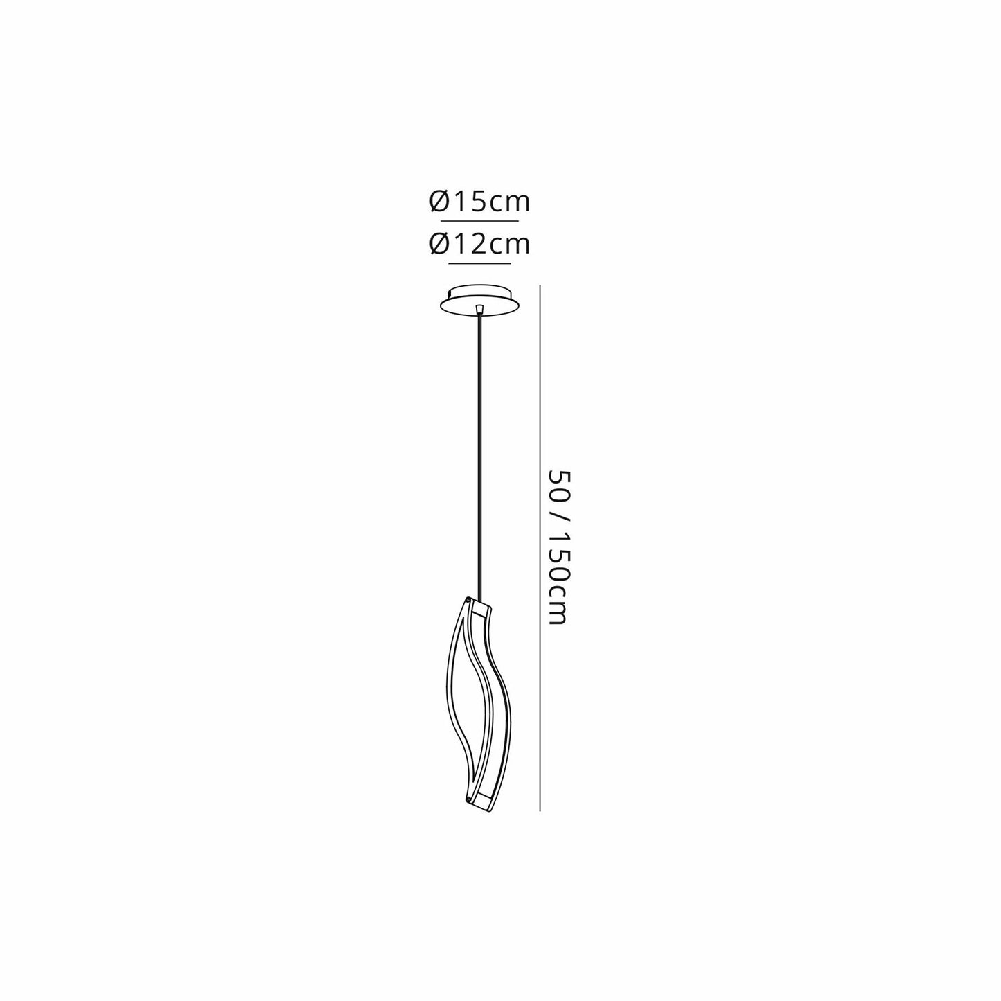 Mantra Sintesys 15cm Pendant E27 1 Light E27, Polished Chrome/White Acrylic, CFL Lamps INCLUDED