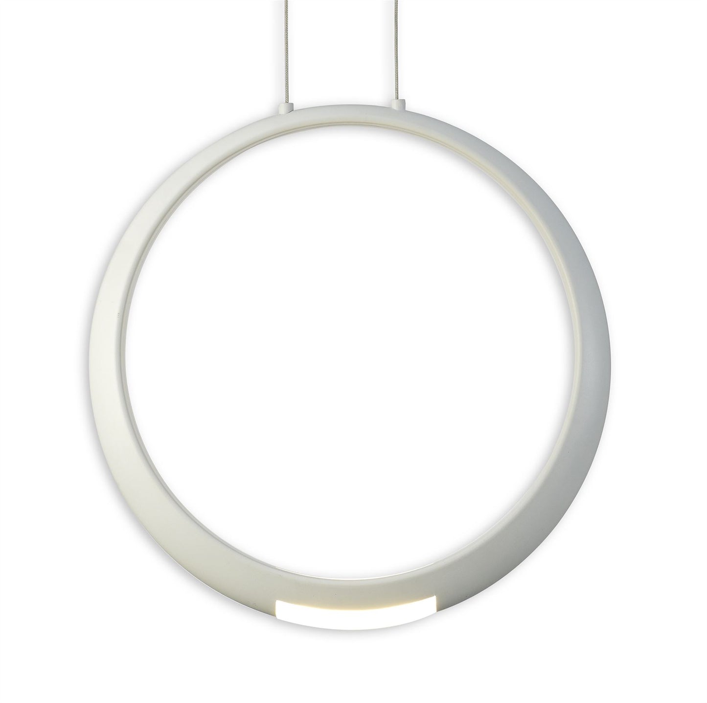 Mantra M6170 Ring Pendant 50cm Round, 23W LED, 3000K, 1600lm, White, 5yrs Warranty