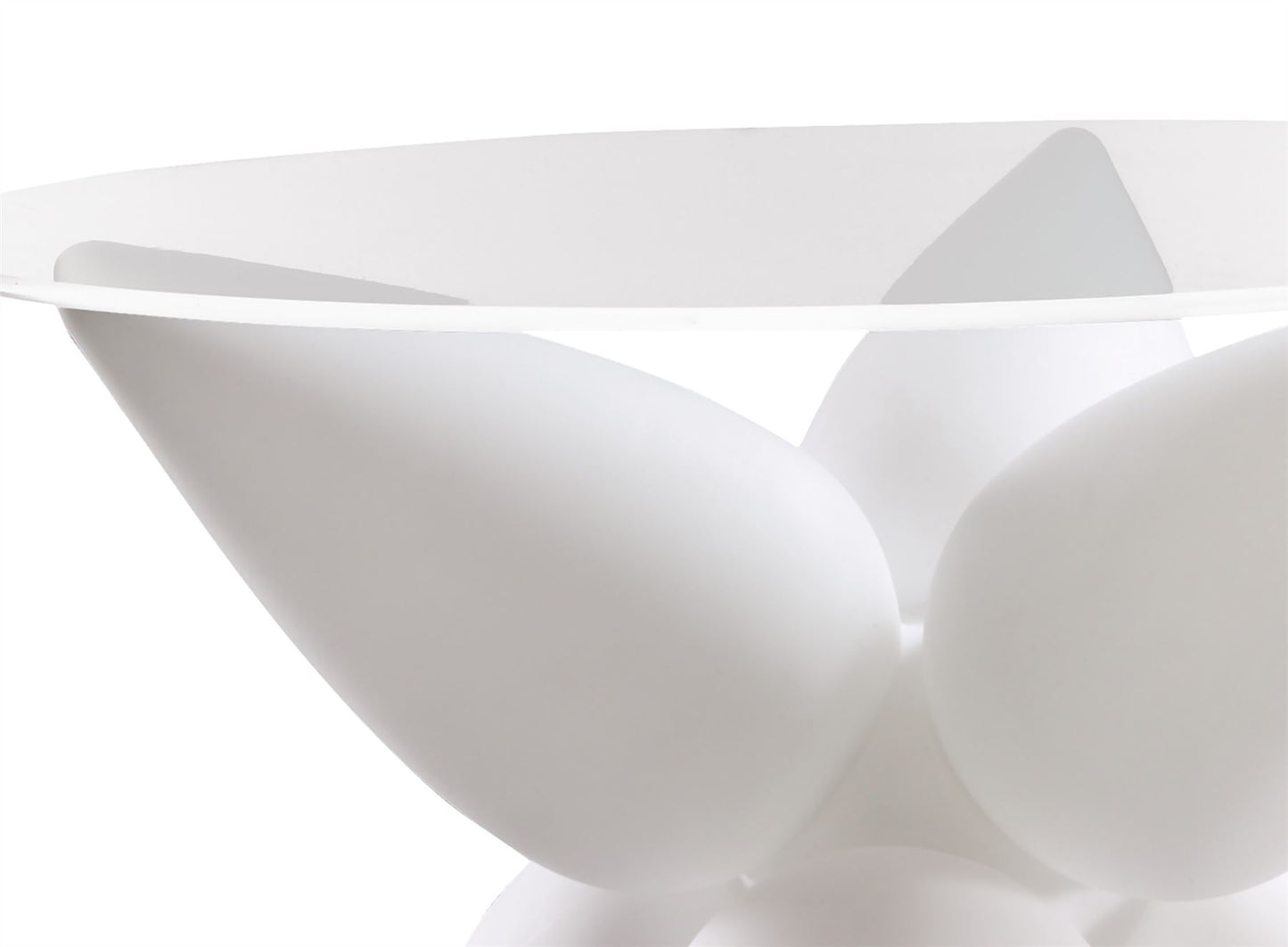 Mantra M1496 Palma Table 6 Light E27 Outdoor Glass/ IP44, Opal White/Clear Glass
