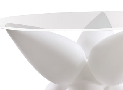 Mantra M1496 Palma Table 6 Light E27 Outdoor Glass/ IP44, Opal White/Clear Glass