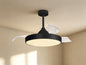Alaska 50cm 50W LED Dimmable Ceiling Light With Built-In 30W DC Fan, 2700-5000K Remote & APP Control, 3300lm, Black, 5yrs Warranty