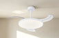 Slim Fan Mini 40cm 45W LED Dimmable Ceiling Light With Built-In 25W DC Fan, 2700-5000K Remote Control, 3150lm, White, 5yrs Warranty