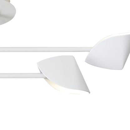 Mantra Capuccina Small 4 Light Semi Flush, 30W LED, 3000K, 2100lm, White, 3yrs Warranty