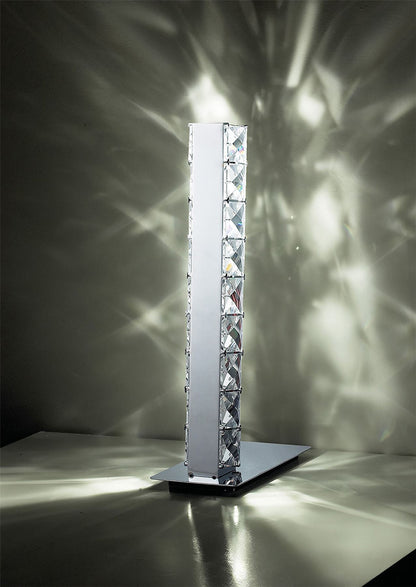 Diyas Galaxy Crystal Table Lamp 3W LED 6000K Polished Chrome