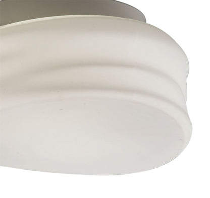 Mantra M3625 Mediterraneo Ceiling/Wall 2 Light GU10 Small, Frosted White Glass