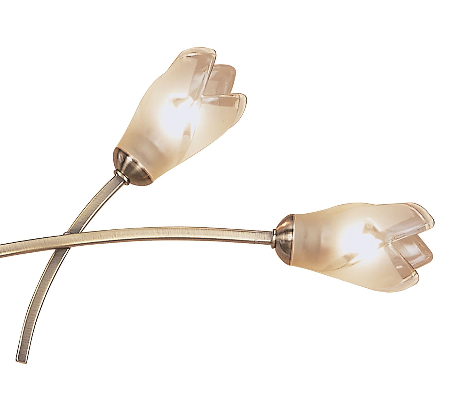 Mantra Pietra Linear Pendant 2 Arm 4 Light G9, Antique Brass
