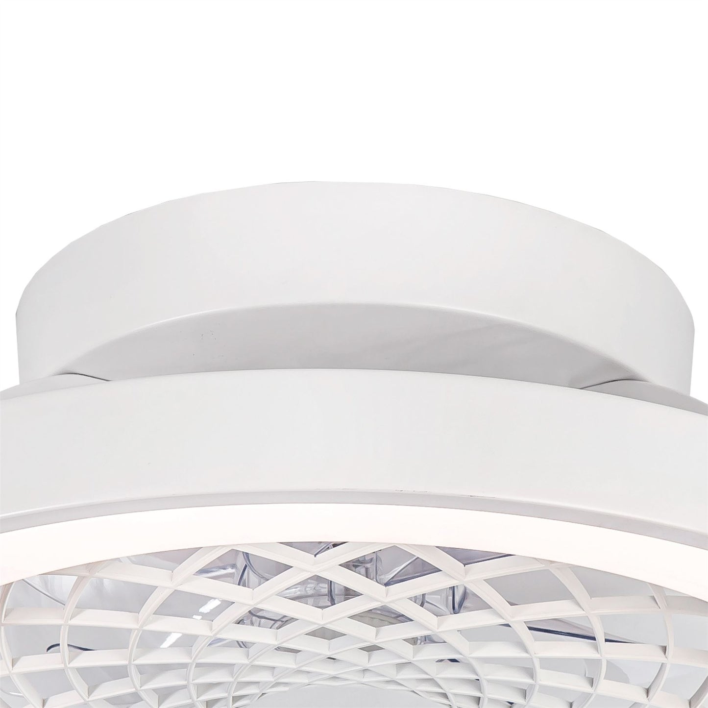Tibet Mini 53cm 70W LED Dimmable Ceiling Light With 35W DC Reversible Fan, Remote, 3900lm, White, 5yrs Warranty