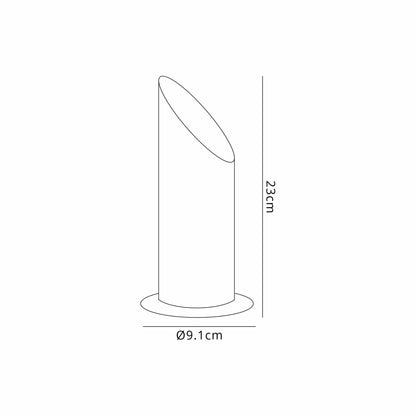 illucio Black Up GU10 LED Compatible Table/Floor Uplighter