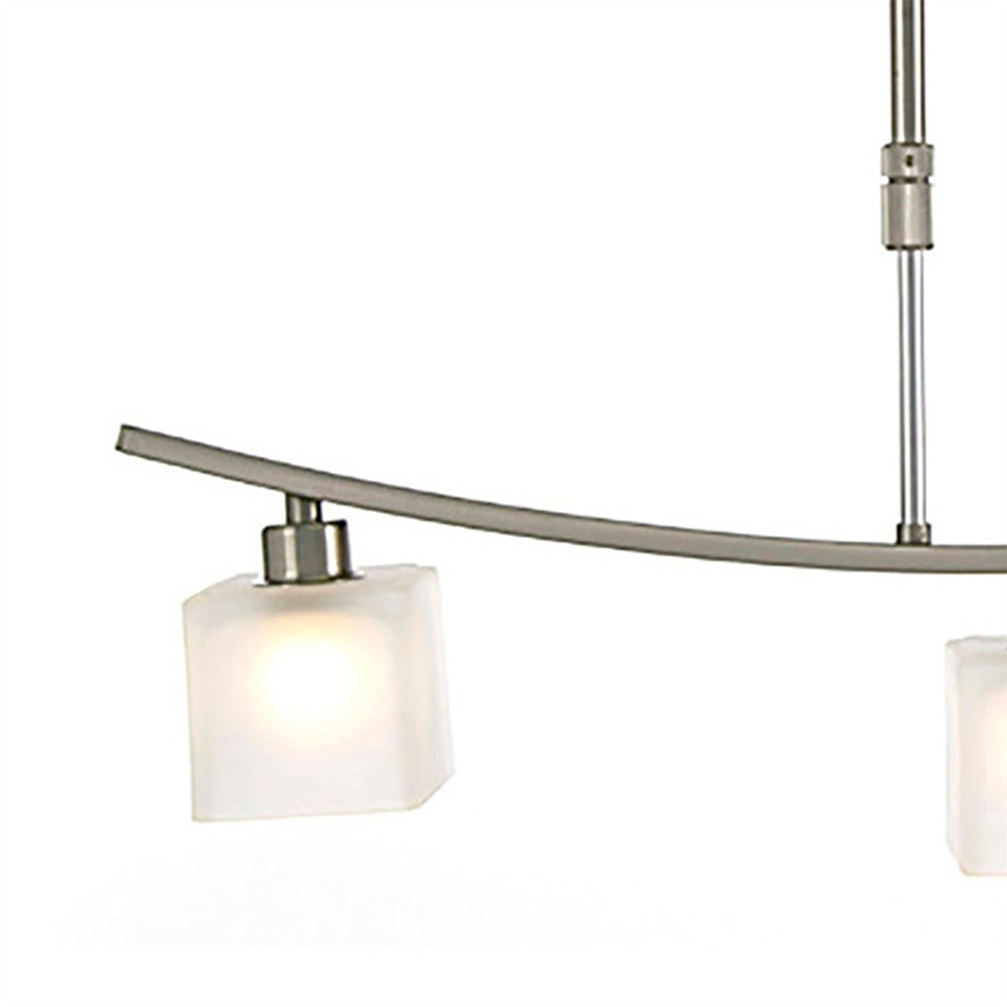 Diyas PILA 3 Light G9  G9 SATIN NICKEL Ceiling Pendant Light Fitting
