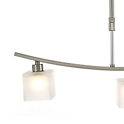 Diyas PILA 3 Light G9  G9 SATIN NICKEL Ceiling Pendant Light Fitting