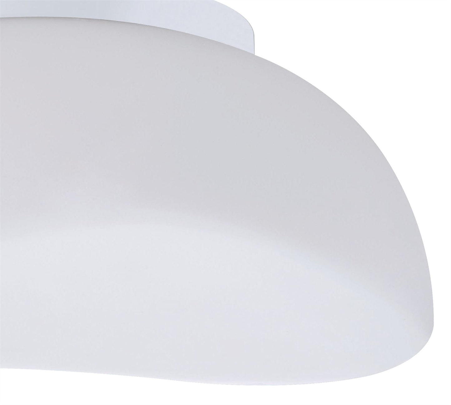 Mantra M4896 Opal Ceiling 3 Light E27, Polished Chrome/Frosted White Glass