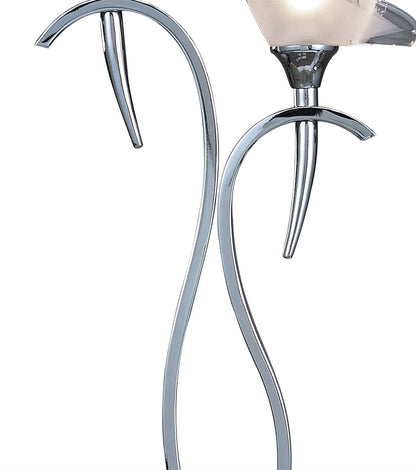 Mantra M0330 Viena Table Lamp 2 Light G9, Polished Chrome