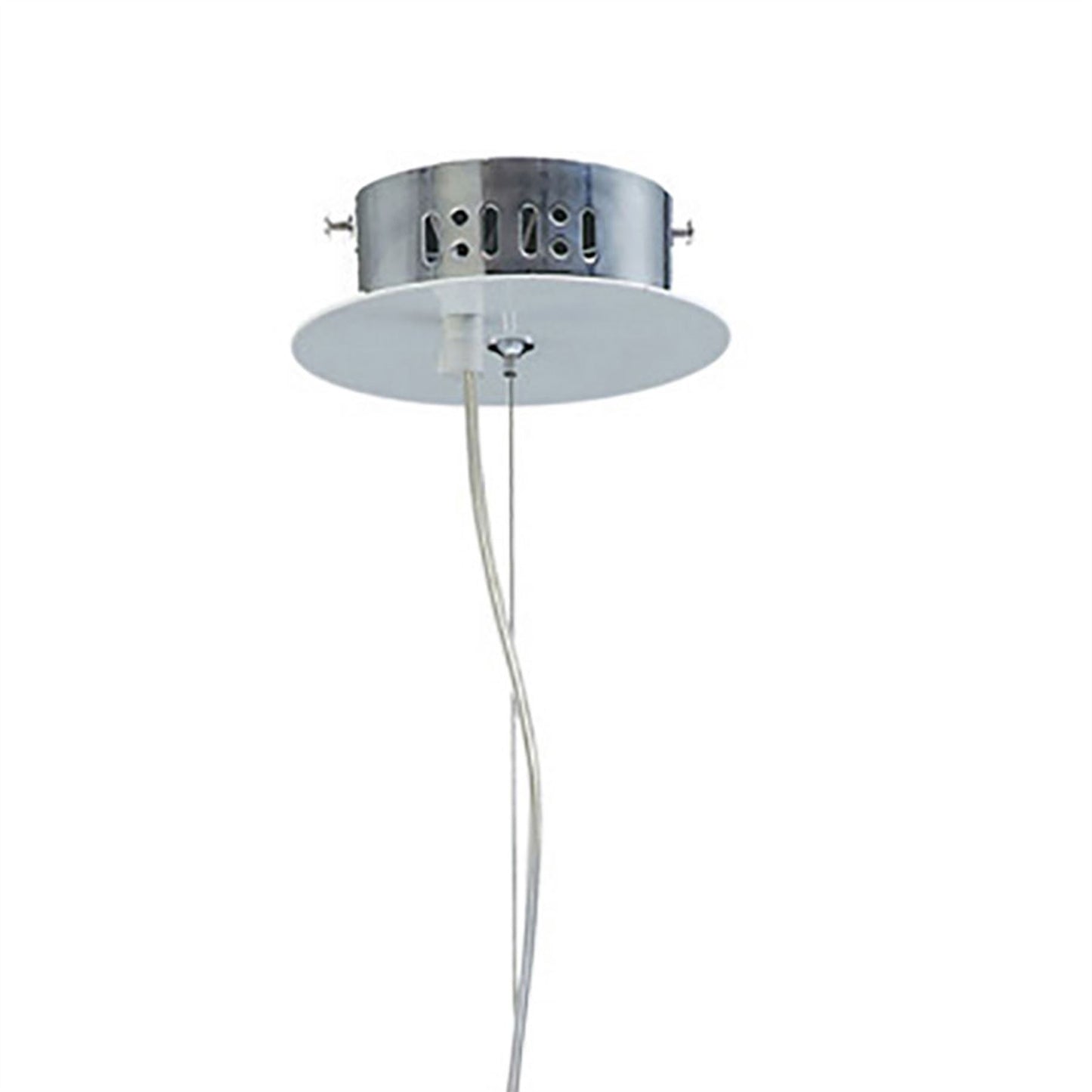 Diyas Phoenix 40cm  18W LED 4000K White/Crystal Ceiling Pendant Light Fitting