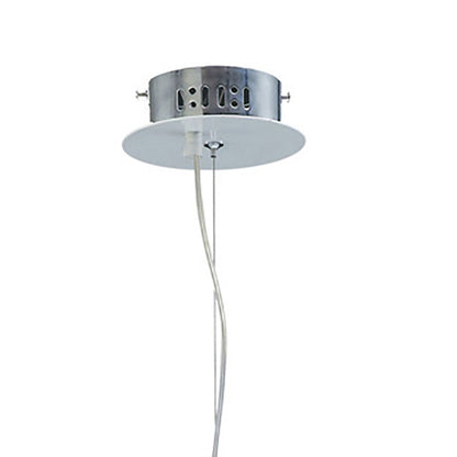 Diyas Phoenix 40cm  18W LED 4000K White/Crystal Ceiling Pendant Light Fitting