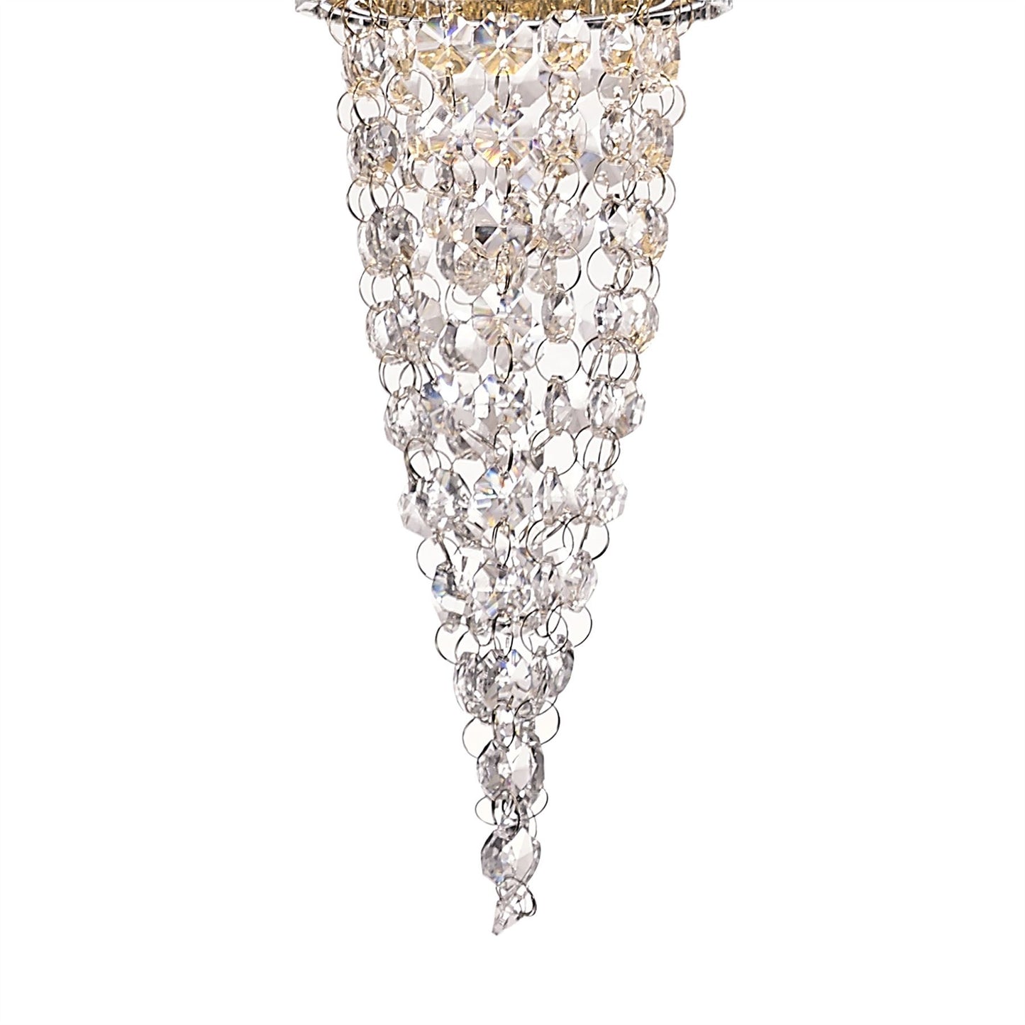 Diyas Camden 10cm Single  1 Light G9 Polished Chrome/Mosaic Glass/Crystal Ceiling Pendant Light Fitting