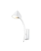 Mantra Capuccina 1 Light Wall Light, 7W LED, 3000K, 630lm, White, 3yrs Warranty