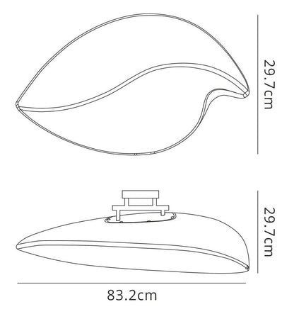 Mantra M3789 Natura Ceiling/Wall Outdoor Large 2 Light E27 IP44, Matt White/Opal White