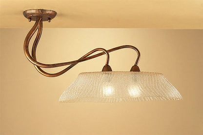 Mantra (0039 004) Tentacle Ceiling 2 Light E14, Rustic Gold