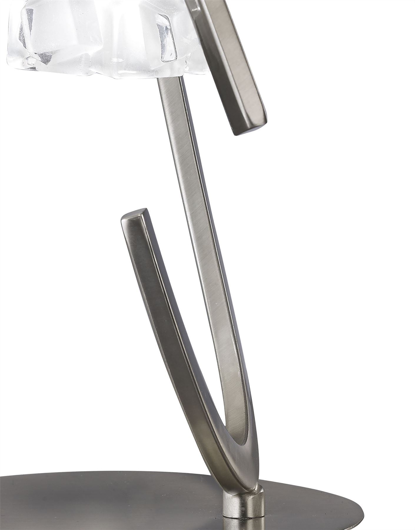 Mantra M1856 Ice Table Lamp 1 Light G9 ECO, Satin Nickel