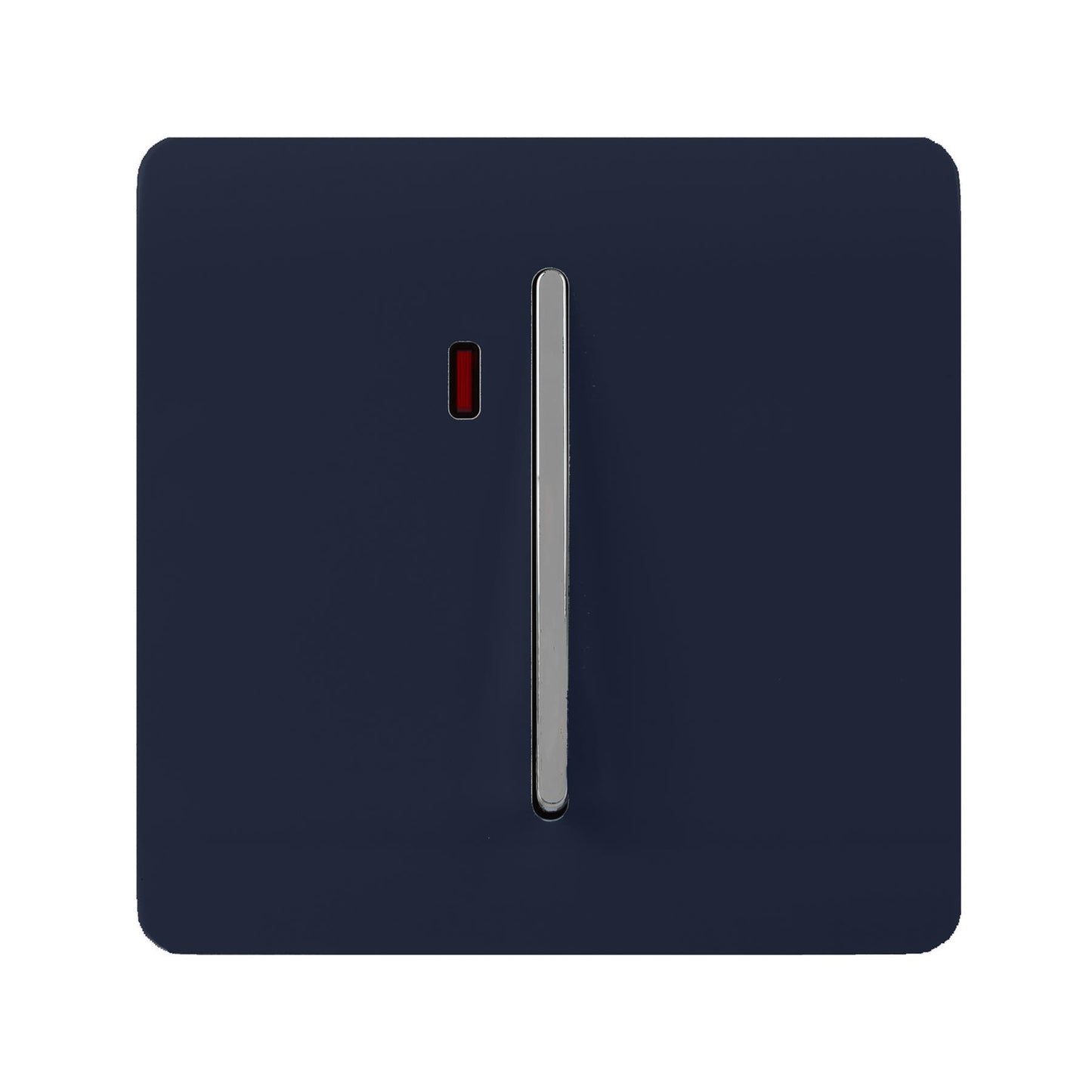 Trendi Artistic Modern Glossy 45 A Tactile Light Switch & Neon Insert Navy