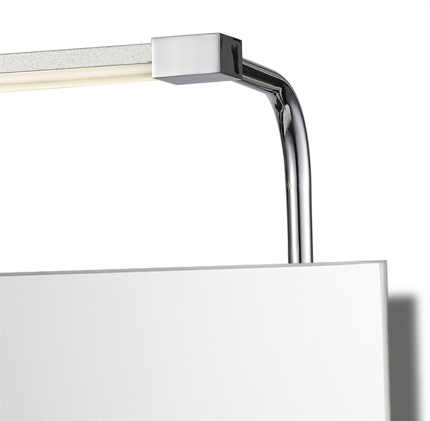 Mantra M5086 Sisley Wall Light 6W LED Chrome IP44 4000K, 420lm, Silver/Frosted Acrylic/Polished Chrome, 3yrs Warranty