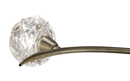 Mantra M4071 Maremagnum Ceiling 6 Light G9, Antique Brass