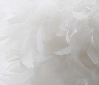 Diyas Arqus Feather Shade White 250mm x 180mm