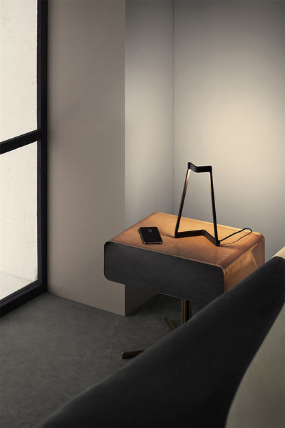 Mantra Minimal Table Lamp, 5W LED, 3000K, 375lm, Black, 3yrs Warranty
