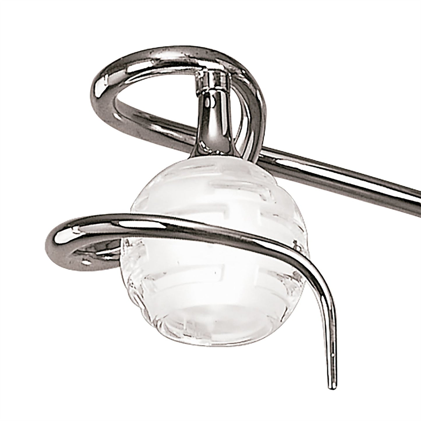 Mantra M0088 Dali Semi Ceiling 3 Light G9, Polished Chrome